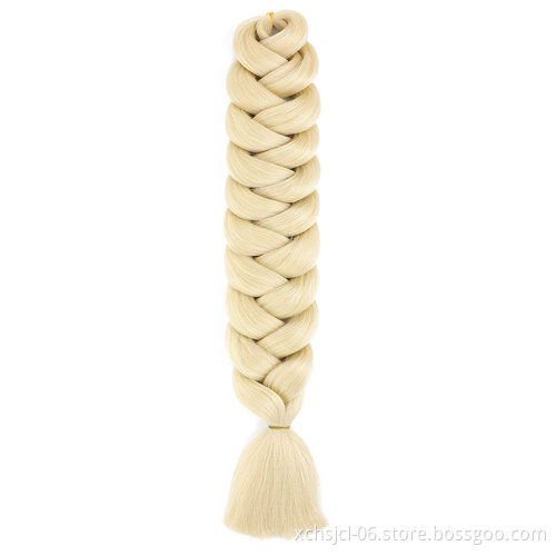 Jumbo Braids New wholesale 82 Inch Synthetic Jumbo Braiding Hair Pre-Stretched High Temperature Fiber Crochet Hair for Women